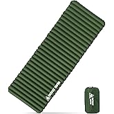 ONETIGRIS Camping Sleeping Pad, Jade Ultralight Camping Mattress 2.8 R-Value Inflatable Sleeping Pads Compact for Camping Backpacking Hiking Traveling Tent 28.3 Extra-Wide with Patch-up Kit