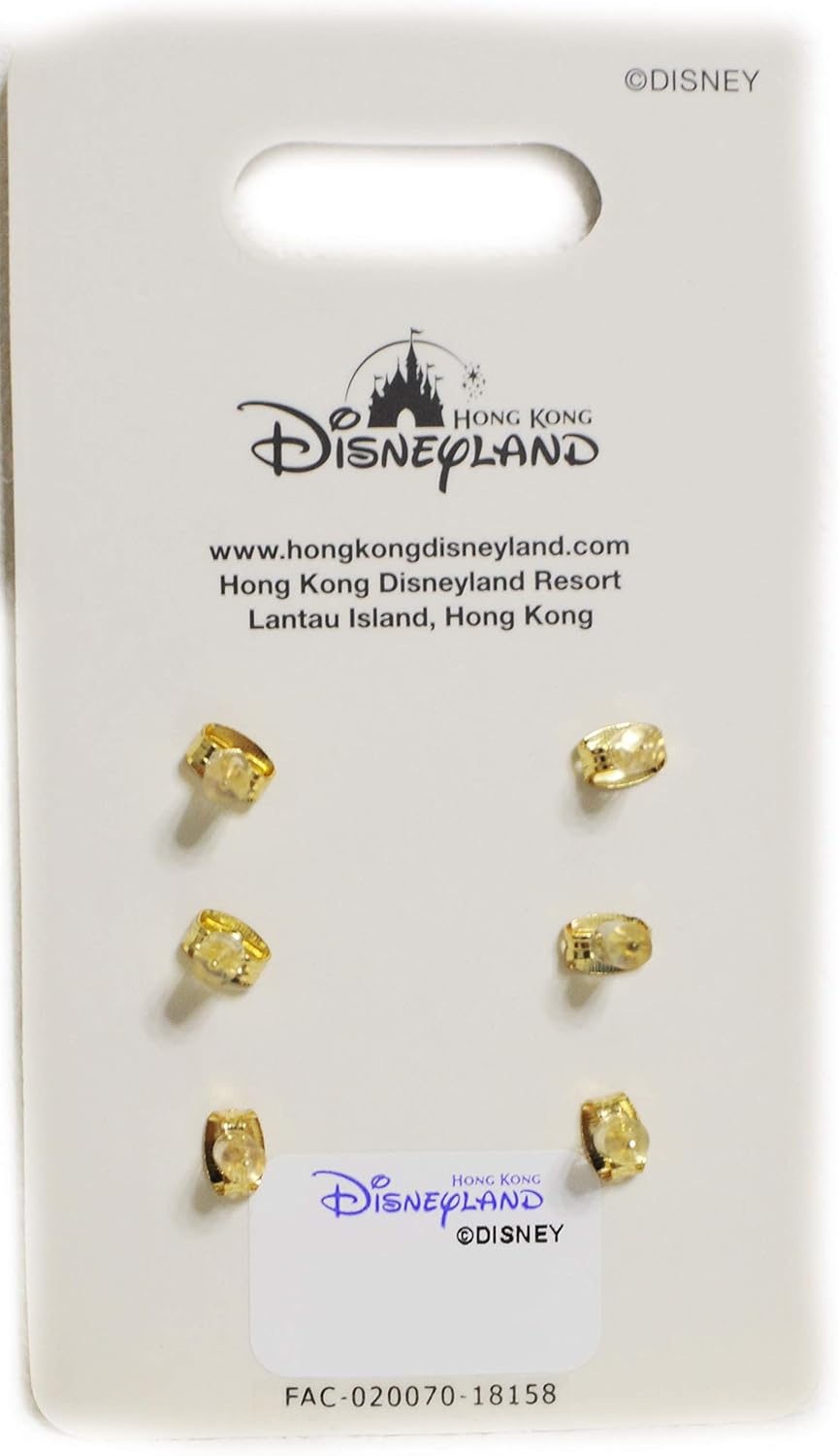 Amazon ディズニー ダッフィー フレンズ ピアスセット 香港ディズニーのお土産袋付き リボンとシールのラッピング済み おもちゃ雑貨 おもちゃ