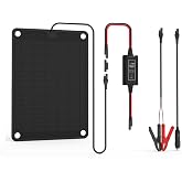 Solar Battery Charger Maintainer,Dump Trailer Battery Charger, Battery Maintainer,Trailer Charger, 10W Solar Panel Kit, MPPT Charge Controller, for 12V /24V Gel AGM Lead-Acid LiFePO4