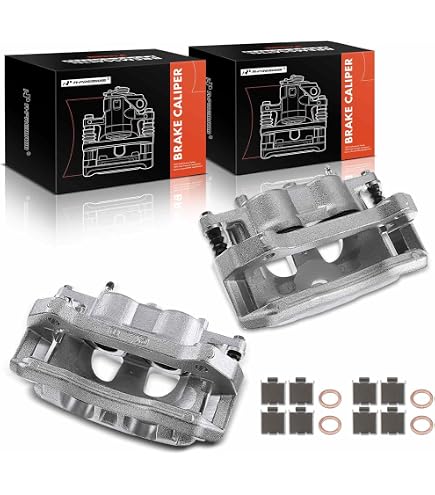 Front Left Disc Brake Caliper With Bracket For Ford F-150 2012-2016 & Lobo 2011-2013 | Cast Iron OE Replacement