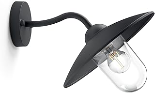 Philips myGarden Wandaussenleuchte Hammock, E27, schwarz