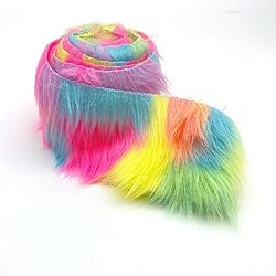 Craft Faux Fur Fabric Pre Cut Rolls - 4"x60" Fur