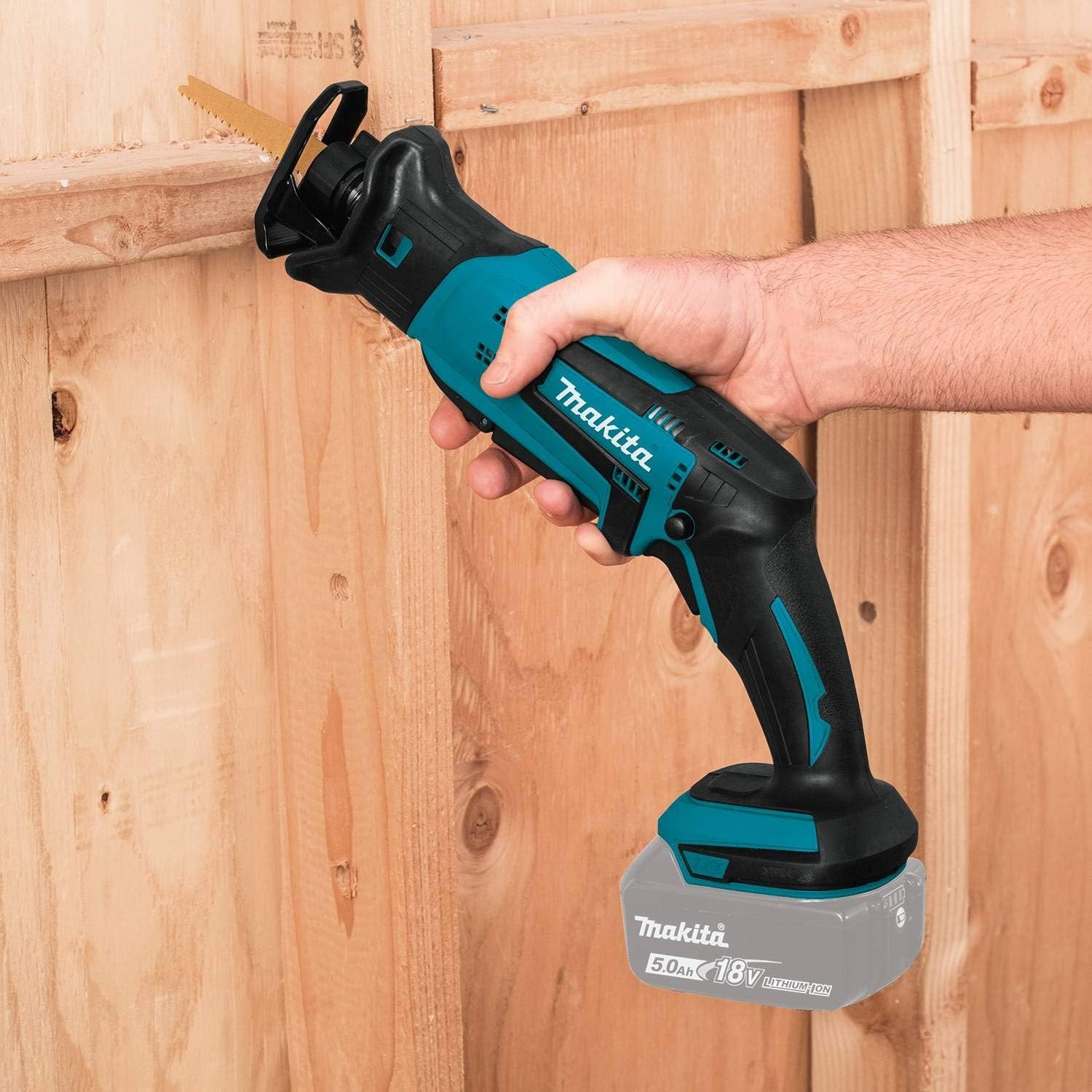 Makita XRJ01Z 18-Volt LXT Lithium-Ion Cordless Compact Reciprocating Saw (Tool Only, No Battery), Bare Tool - - 