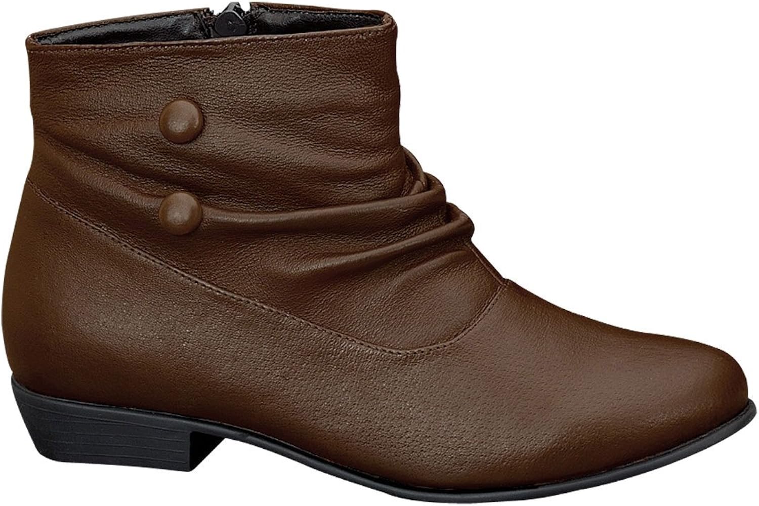 brown leather slouch boots