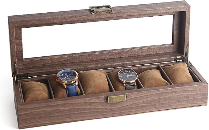 Caja Para Relojes Caja Relojes - Caja De Almacenamiento De Reloj De 6