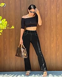 G4Free Yoga Pants for Women with Pockets High
