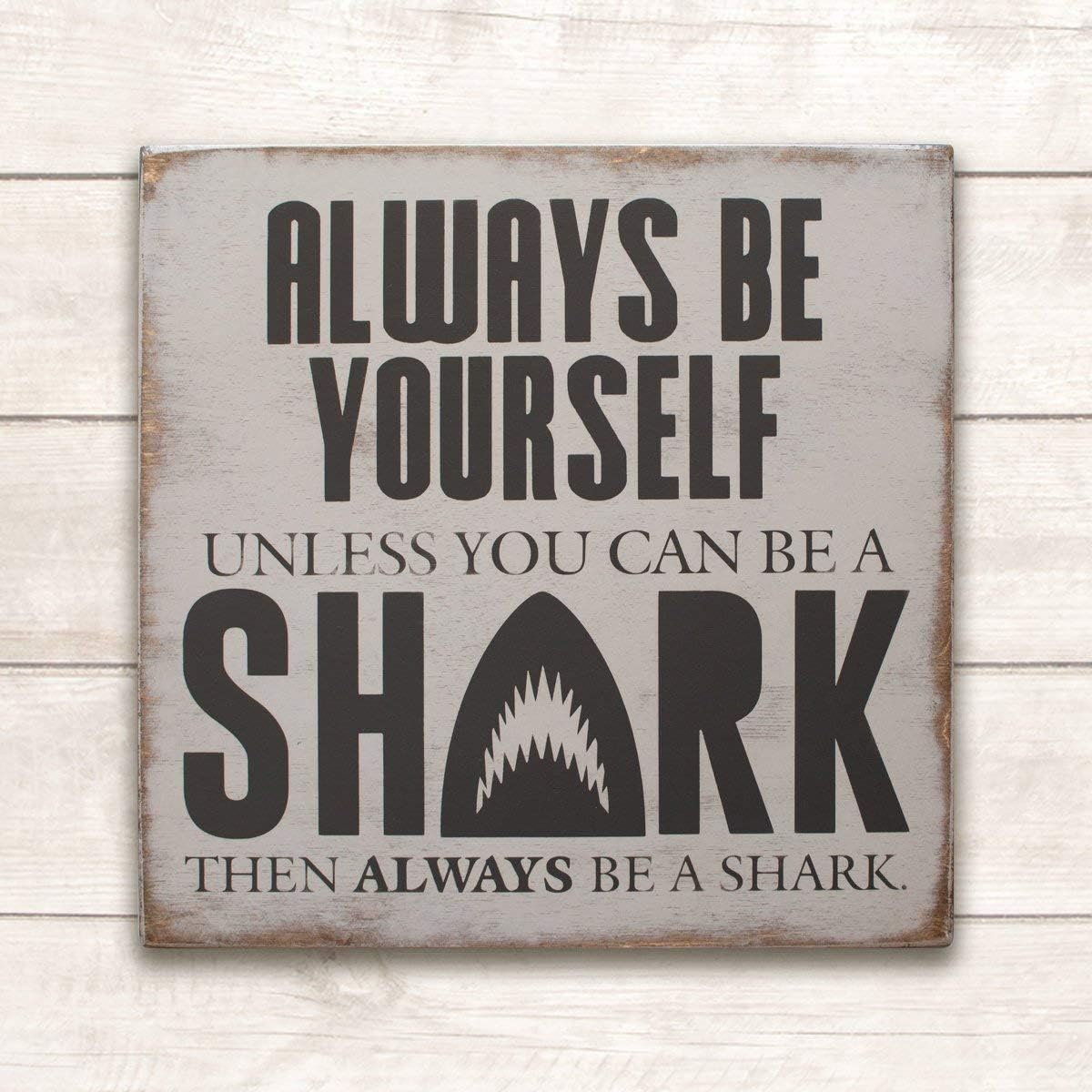 Fprqlyze Wooden Signs with Sayings, Shark Decor, Shark Wood Sign, Boys Room Wall Art, Boys Room Decor, Shark Wall Art, Shark Wall Decor, Baby Boys Room, Baby Boy Nursery Decor
