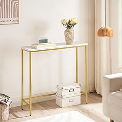 HOOBRO Narrow Console Table, 29.5" Small Entryway