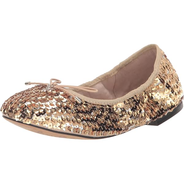 Sam Edelman Felicia Mini Ballerinas Für Mädchen – Süße Flachballerinas Mit Rüschenabsatz & Schleife