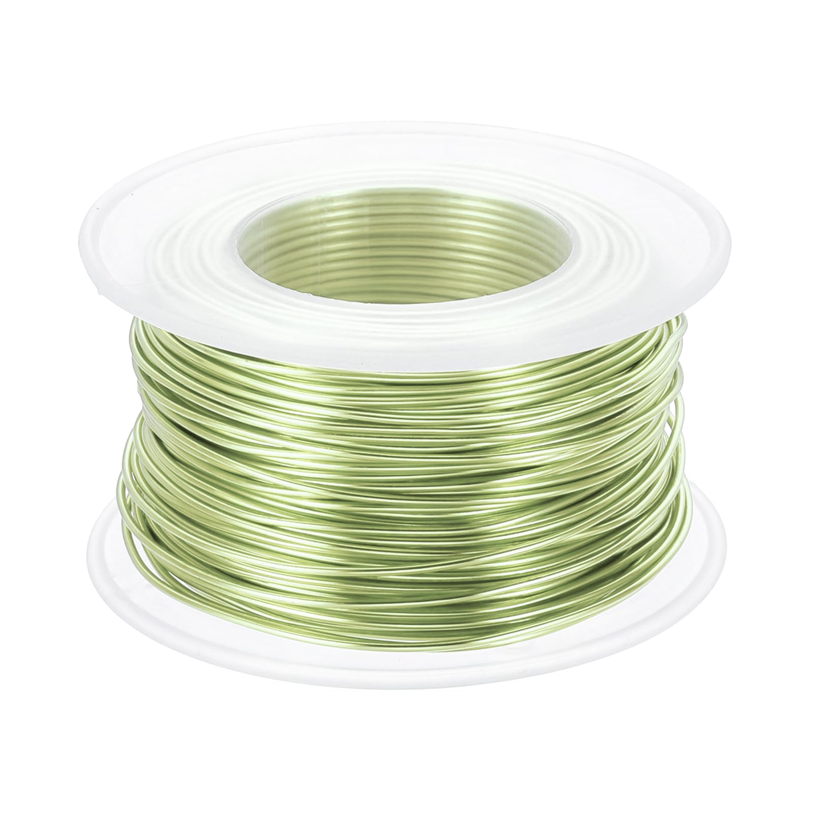 PATIKIL 18 Gauge 1mm Aluminum Craft Wire, 98.4 Ft Metal Wire Armature Bendable Wire for Jewelry Making Metal Wrap DIY, Apple Green