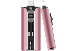 MFi Certified USB Flash Drive for iPhone Thumb Drive Photo Stick, USB Stick Portable Flash Drive for iPhone External Storage 