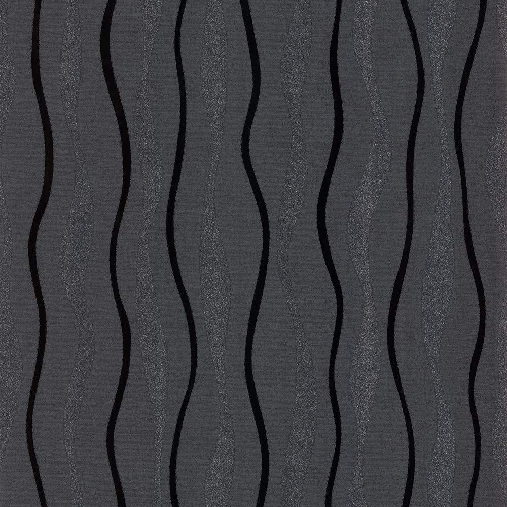 Arthouse Glitz Black Textured High Shine Wallpaper - Blown Vinyl Hard Wearing Adds Texture to Your Walls - Hints of Glitter Catch The Light - Eye-Catching Style Gives Depth to Your Room - 887000