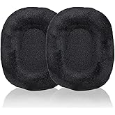 Replacement Ear Pads Compatible with Sony MDR-7506, MDR-V6, MDR-V7 MDR-CD900ST Headphones. Made of Soft Flannel and Memory Foam. Replacement Repair Accessories (Black)