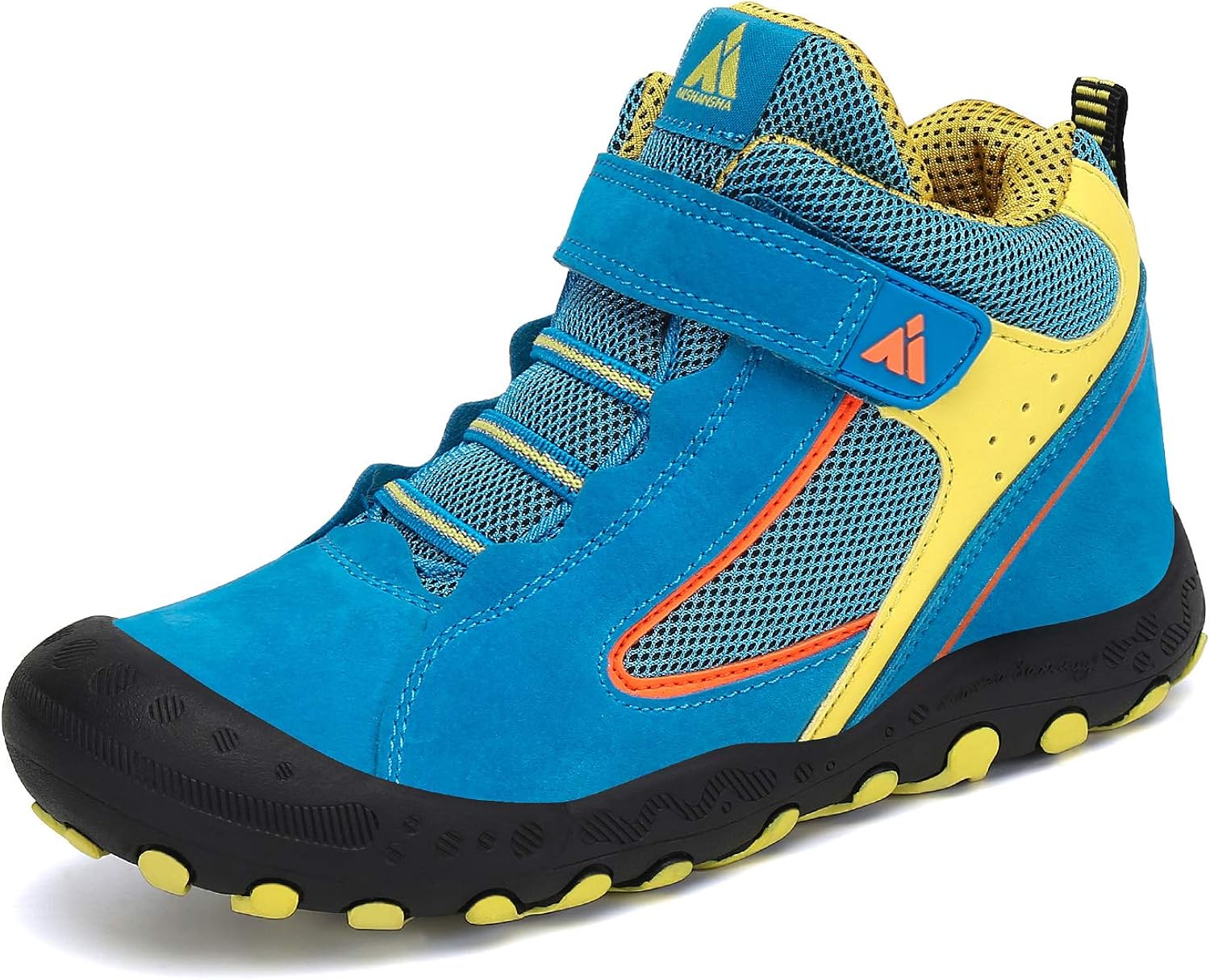 Mishansha Kinder Sportschuhe Klettverschluss Trekkingschuhe Outdoor Wanderschuhe Amazon.de