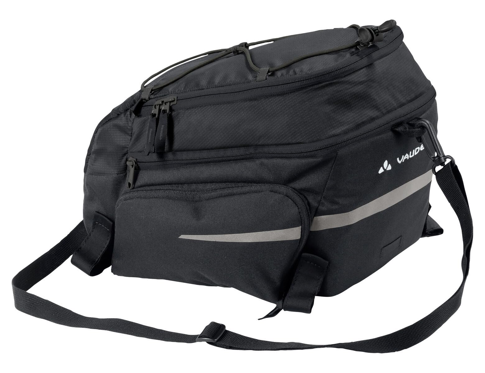 VAUDE Silkroad Plus Snap-it 127080100 Bicycle Bag One Size Black