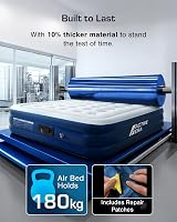 Active Era Premium Double Air Bed with Built-In Pump 195x137x36cm view 6