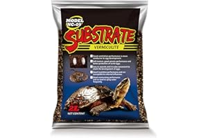 Hamiledyi Reptile Substrate Vermiculite Bedding Snake Hibernant moisturizing Soil Terrarium Bedding for Snake Tortoise Lizard Hatching Eggs(2.1Quart/2L)