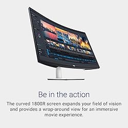 Dell S3221QS 32 Inch Curved 4K UHD