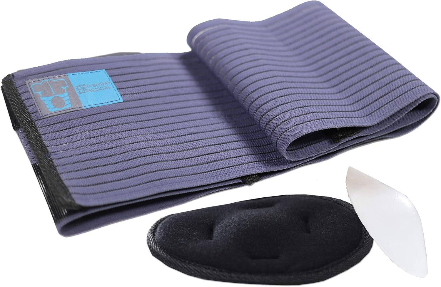 Everyday Medical Umbilical Hernia Belt - for Men and Women – Abdominal Hernia Binder for Belly Button Navel Hernia Support, Helps Relieve Pain - for Incisional, Epigastric, Ventral, Inguinal Hernia: Health & Personal Care