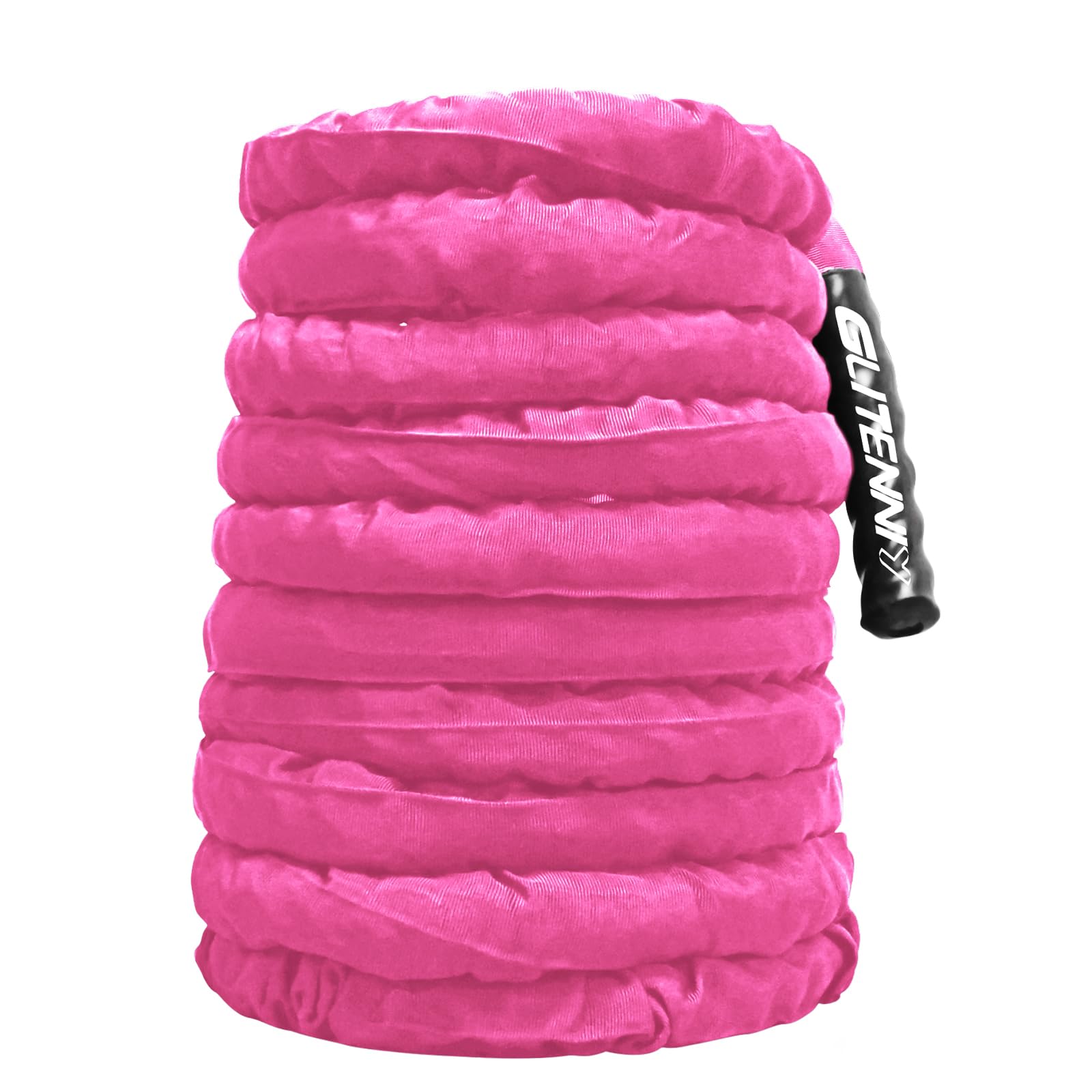 Photo 1 of 1 inch 30ft Pink Battle Rope Workout Rope Battle Ropes for Home Gym Exercise for Working Out for Exercise Training Weighted Workout