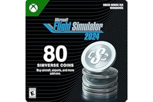 Microsoft Flight Simulator 2024 - 80 Simverse Coins: Edition - Xbox & Windows 10 [Digital Code]