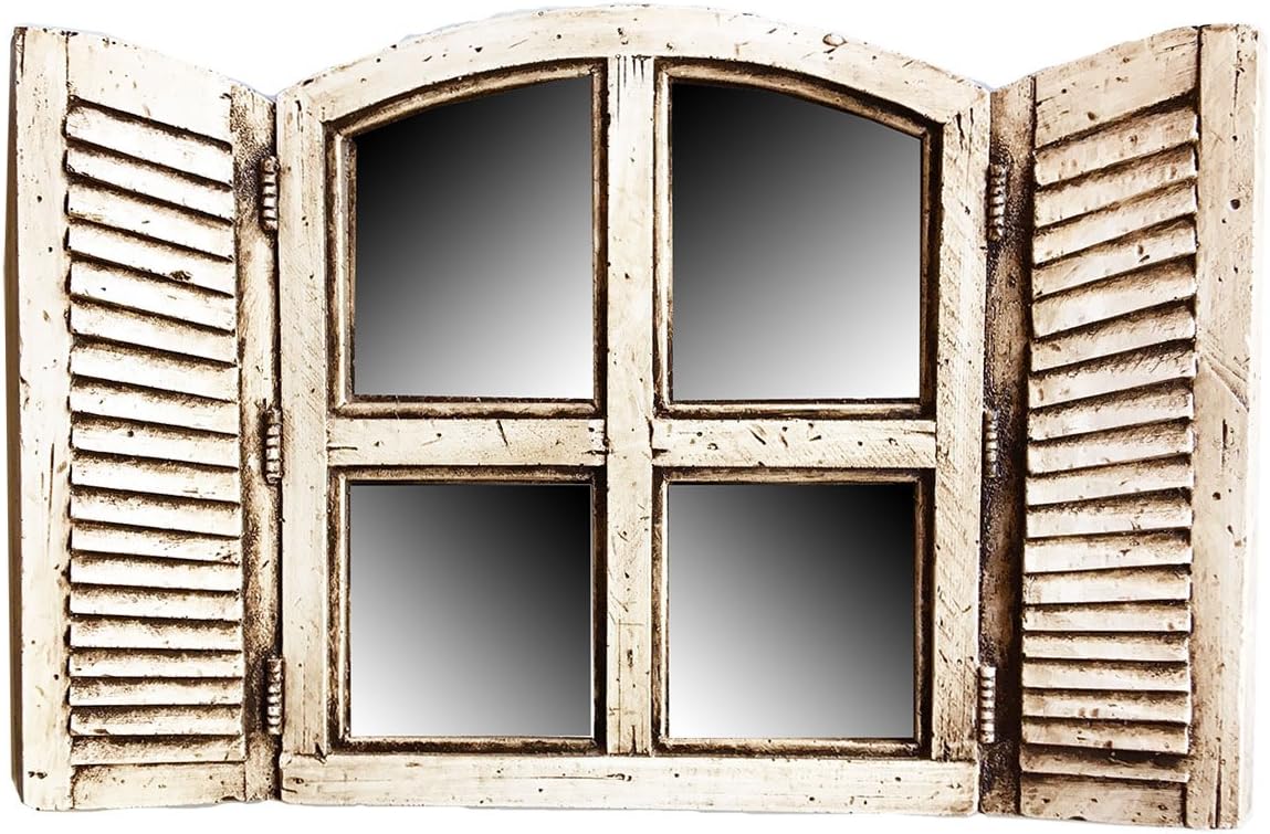 Piazza Pisano Window Accent Wall Mirror