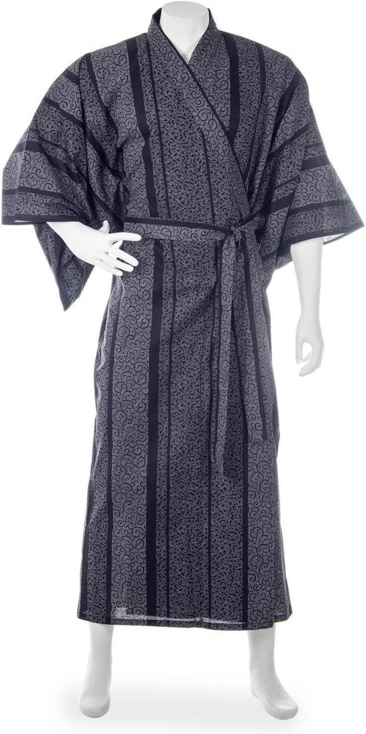The Japanese Shop Men's Karakusa Japanese Cotton Kimono