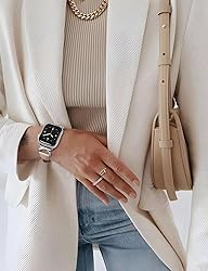 Minyee Leather Bands Compatible with Apple Watch