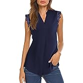 Halife Women's Sleeveless Floral Print V Neck Tunic Tank Tops Blouse Shirts