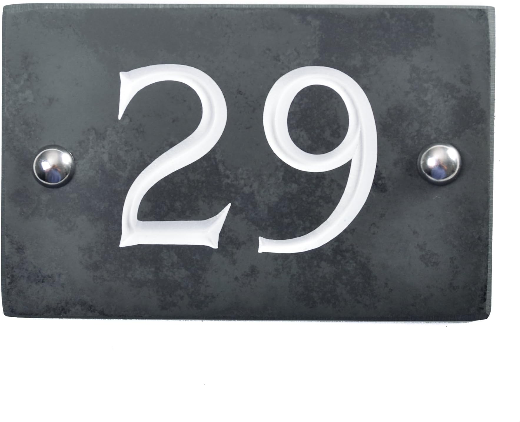 The House Nameplate CompanySlate House Number, Charcoal Grey,Number 29