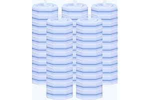 GANLIVING 50Count Disposable Toilet Brush Refills and Ultimate Toilet Wand Kit,Compatible with Clorox Toilet Wand Refills,Used for Toilet and Bathroom Cleaning