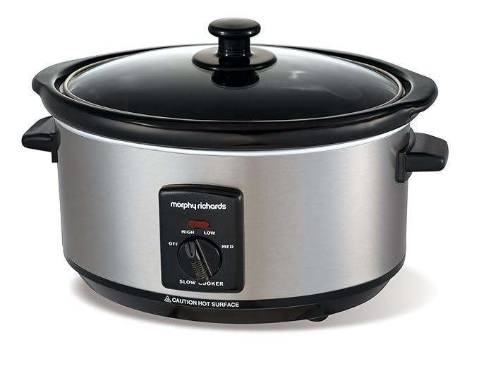 Morphy Richards Slow Cooker 48709 3,5l silber