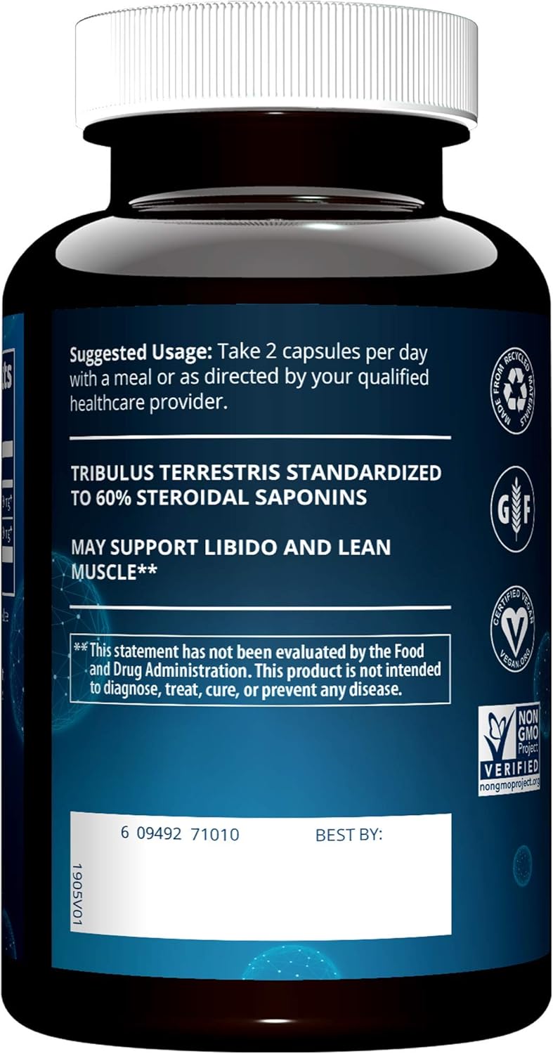 Tribest™ 750mg (Tribulus terresteris - 60% Saponins): Health & Personal Care