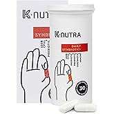 K-Nutra Daily Synbiotic+ | 30 Capsules | 4-in-1 Prebiotics, Probiotics & Postbiotics | 100 Billion CFUs | Gut & Digestive Health Supplement for Women & Men