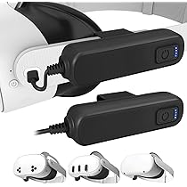 2-Pack 5000mAh Battery Pack for Meta/Oculus Quest 3S/3/2 : Amazon