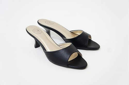 Amazon オフィスサンダル レディース 黒 美脚 ヒール 6 5cm Dykc1073 Ll 24 0 24 5cm ブラック ノーブランド品 ファッションサンダル
