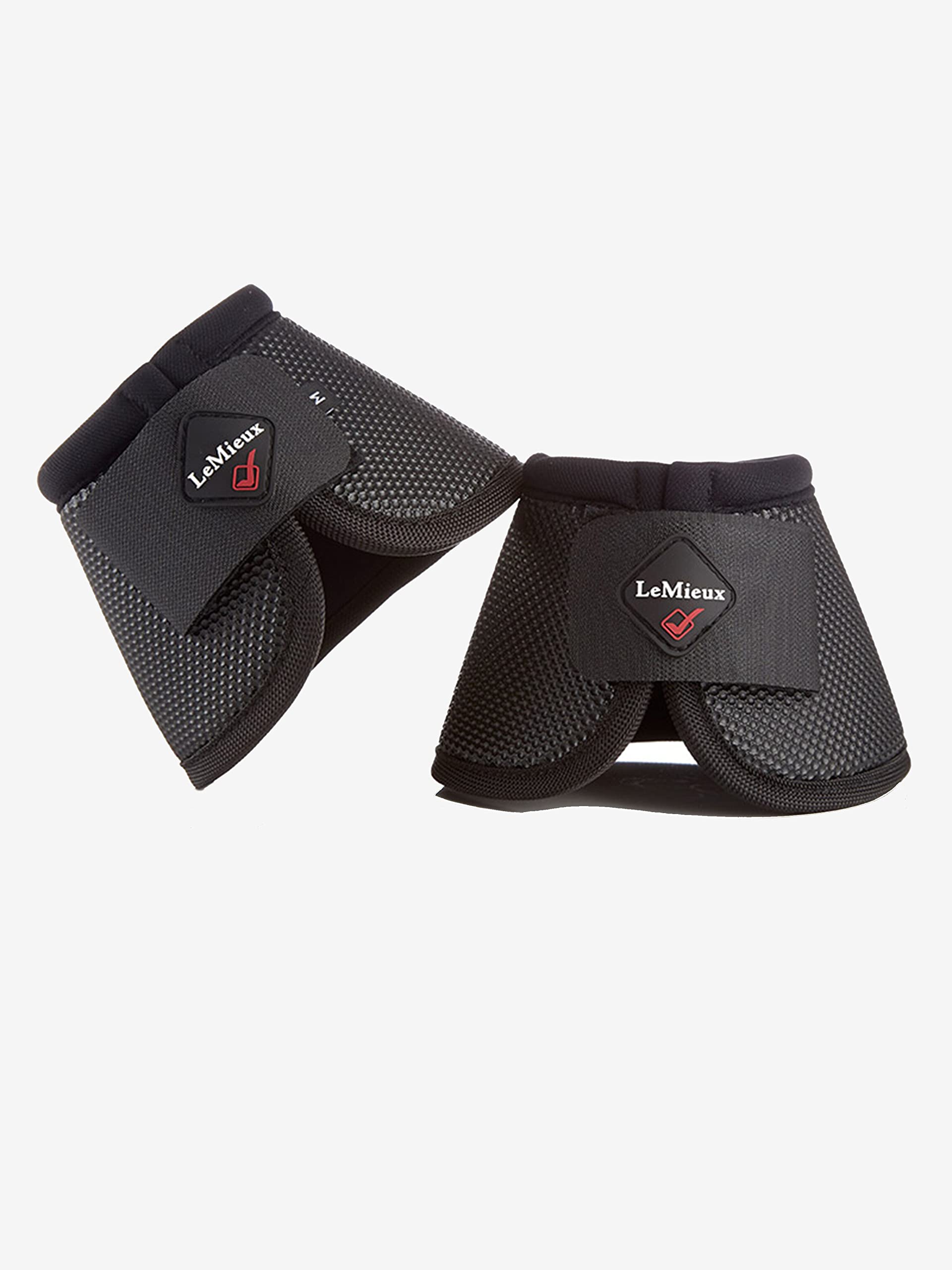 LeMieux Ballistic Overreach Horse Boots - Over Reach or Bell Boots for Horses - Protective Gear and Training Equipment - Equine Boots, Wraps & Accessories (Black/Small)