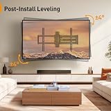 Perlegear Corner TV Wall Mount 32-75 Inch 180° Swivel 822mm Reach 45kg view 6