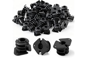 Briwooody 50 Pcs 1/2 Inch Thru Stud Isolation Clamp Durable Pipe Supports for PEX, Copper, Wood, CPVC Pipe Applications Sturdy Plastic Clamp for Long-lasting Reliability