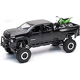 New-Ray X-Treme Adventure Chevrolet 3500 HD Off Road with Dirt Bike Playset
