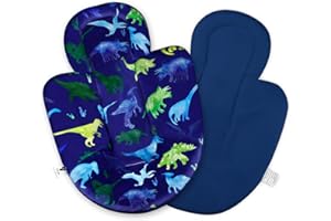 TANOFAR Infant Insert, Newborn Head & Body Support Insert Cushion for Newborn to Toddler, Compatible with 4Moms MamaRoo and RockaRoo Swing, Reversible Design, Soft Breathable, Dinosaur