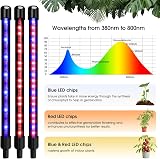 Wolezek Grow Lights 80 LED 4 Head Full Spectrum Plant Light with Clip view 2