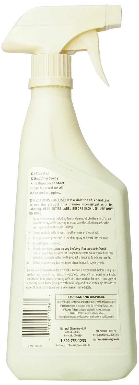 Reviews De Flea Pet and Bedding Spray for Dogs