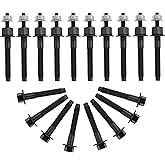 Exhaust Manifold Bolts & Studs Hardware Kit | Fits for 2009–2020 Chrysler & Dodge Ram 5.7L V8 Engines | Durable Replacement S
