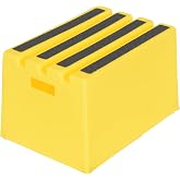Vestil VST-1-Y Polyethylene Step Stool, 1 Step, Yellow