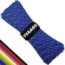 VVAAGG Reflective Paracord Rope 100FT, 7 Strand