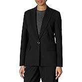 Amazon Essentials Women's Regular-Fit Woven Single-Breasted Blazer