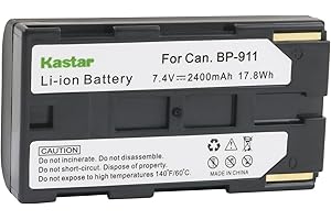 Kastar Camcorder Battery Replacement for Canon BP-911, BP-911K, BP-914, BP-915, BP-925, BP-930, BP-935, BP-945, BP-950