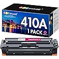 GPC Image Compatible Toner Cartridge Replacement for HP 410A CF413A Compatible with Laserjet Pro MFP M477fdw M477fdn M477fnw Pro M452dn M452nw M452dw Toner Printer Tray (1 Magenta)