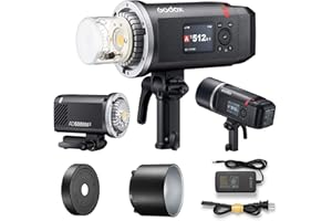 Godox AD600BM II 600Ws Outdoor Flash, Bowens Mount Monolight, GN87 1/8000 HSS, 500 Full Power Flashes, 0.01s ～ 1.9s Recycle T